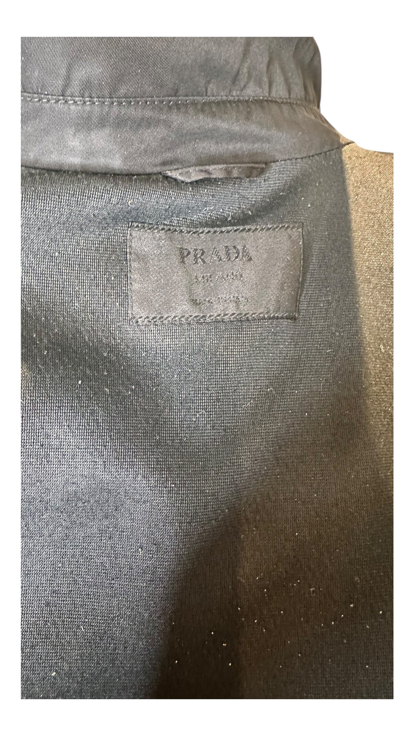 Vintage Prada Black Nylon Jacket UK 12-14