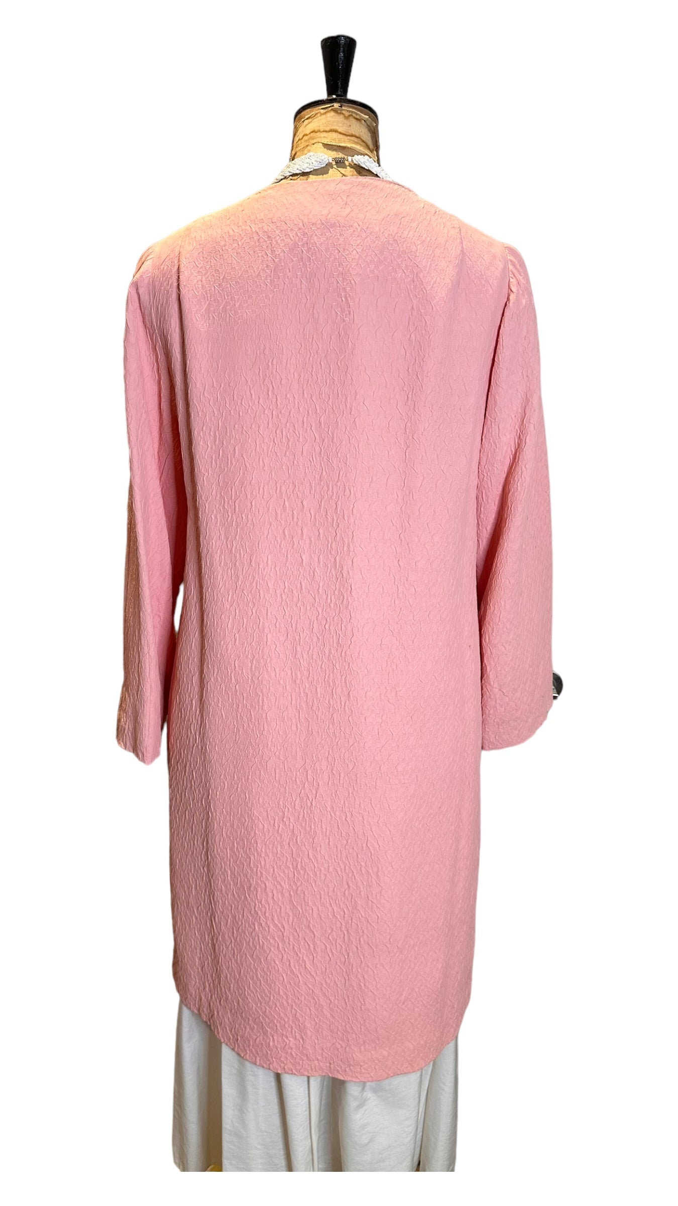 Vintage 50s Pink Coat Size UK 14- 16