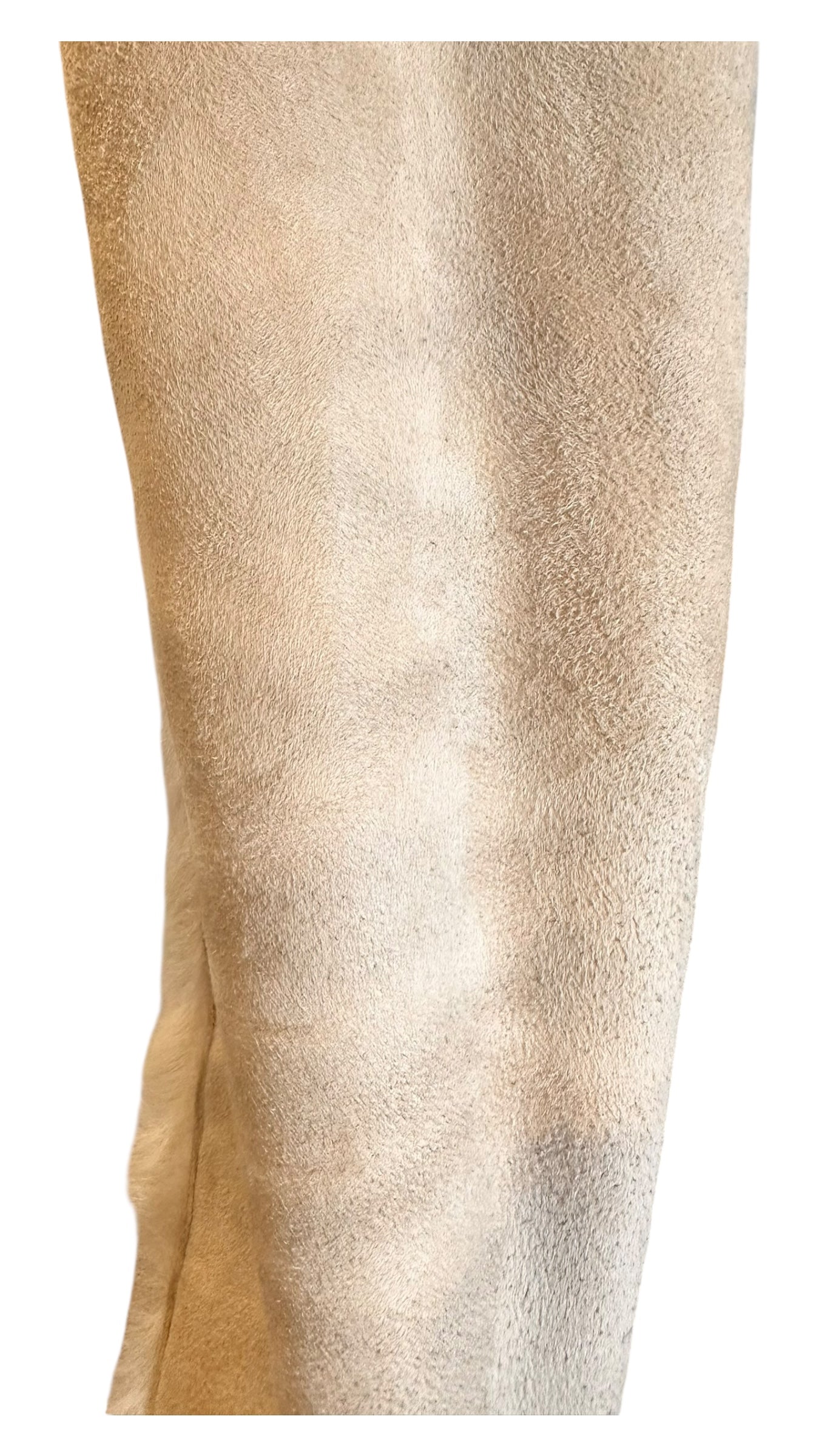 Vintage Cream Sheepskin and Suede CoatUK 12- 14