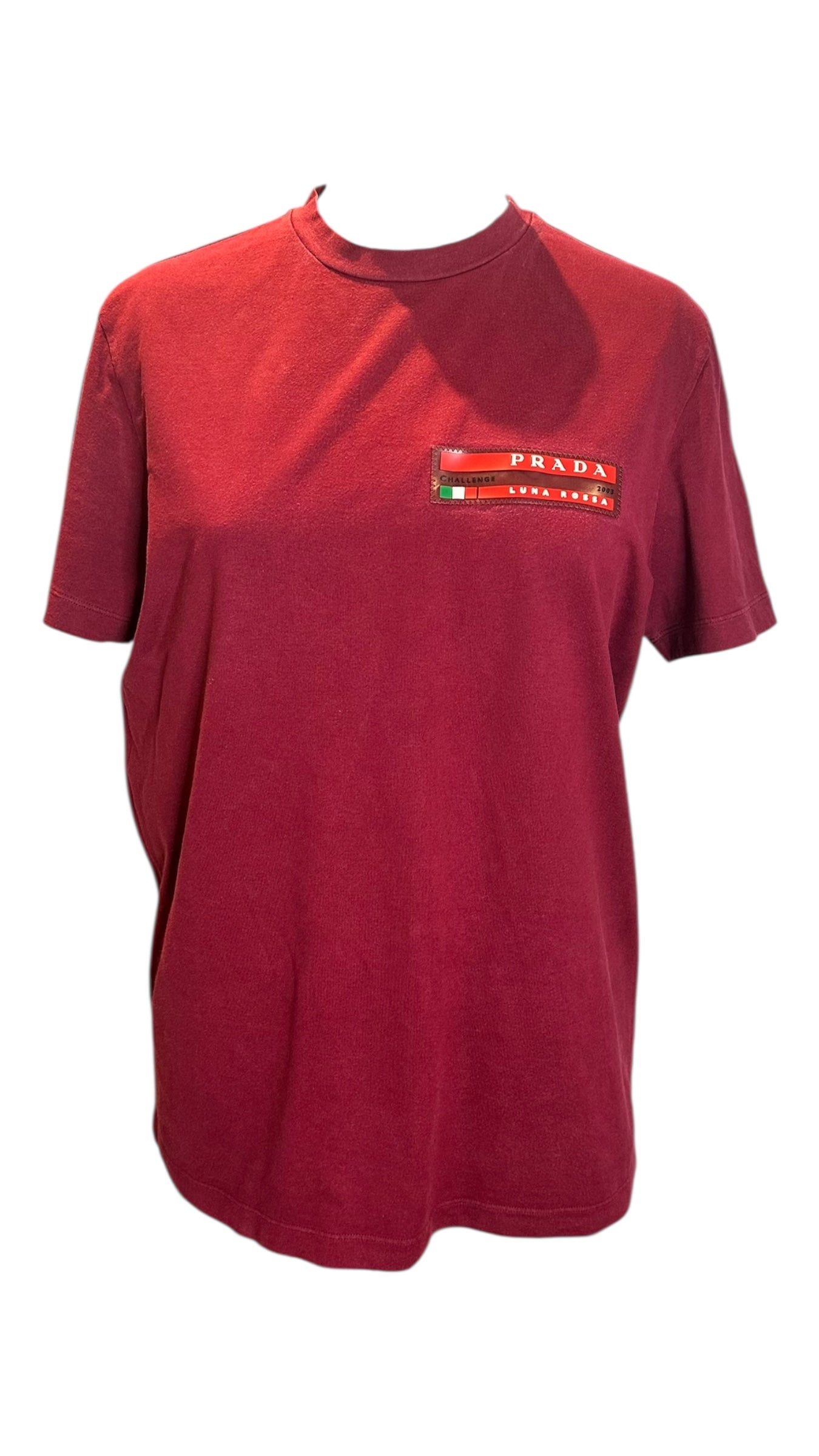 Vintage Prada Red Teeshirt Luna Rosa UK 14-