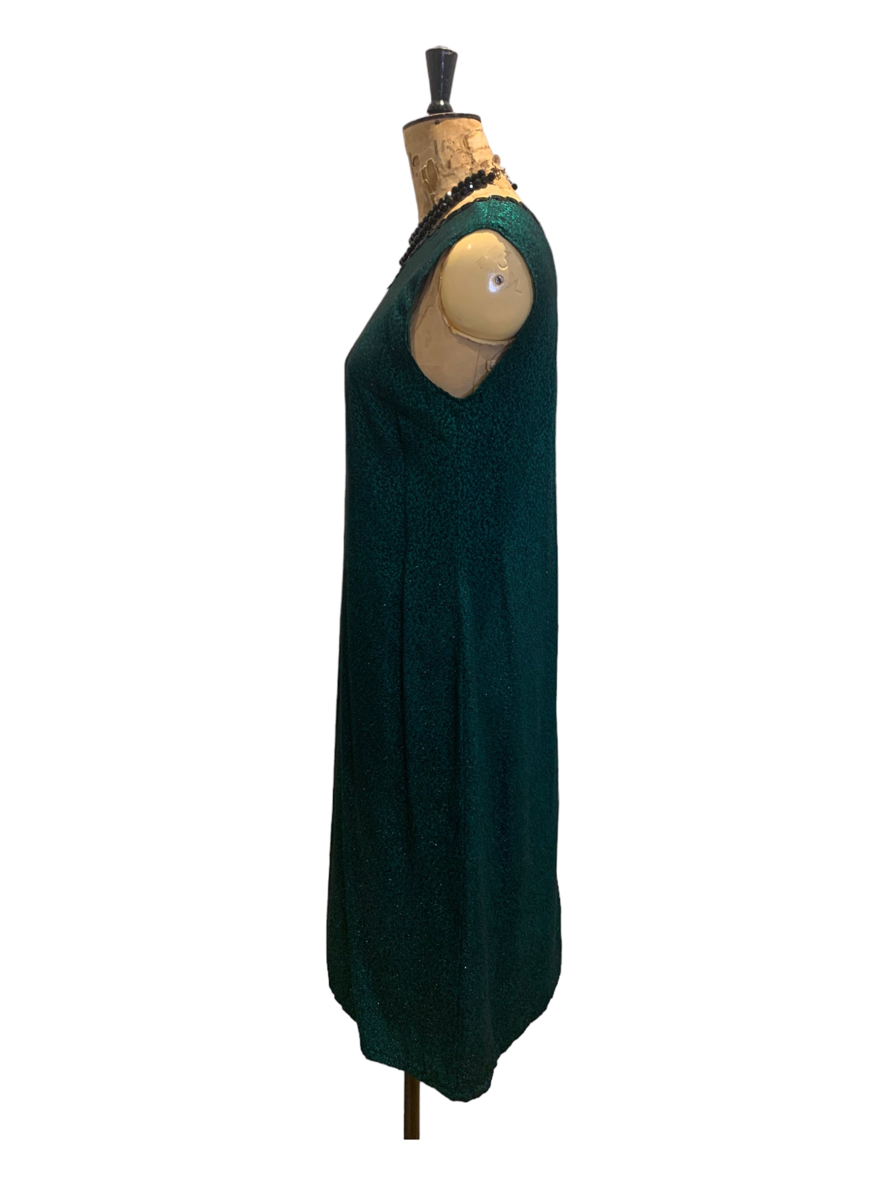 60s Green Wiggle Dress and Jacket Size UK 14-16