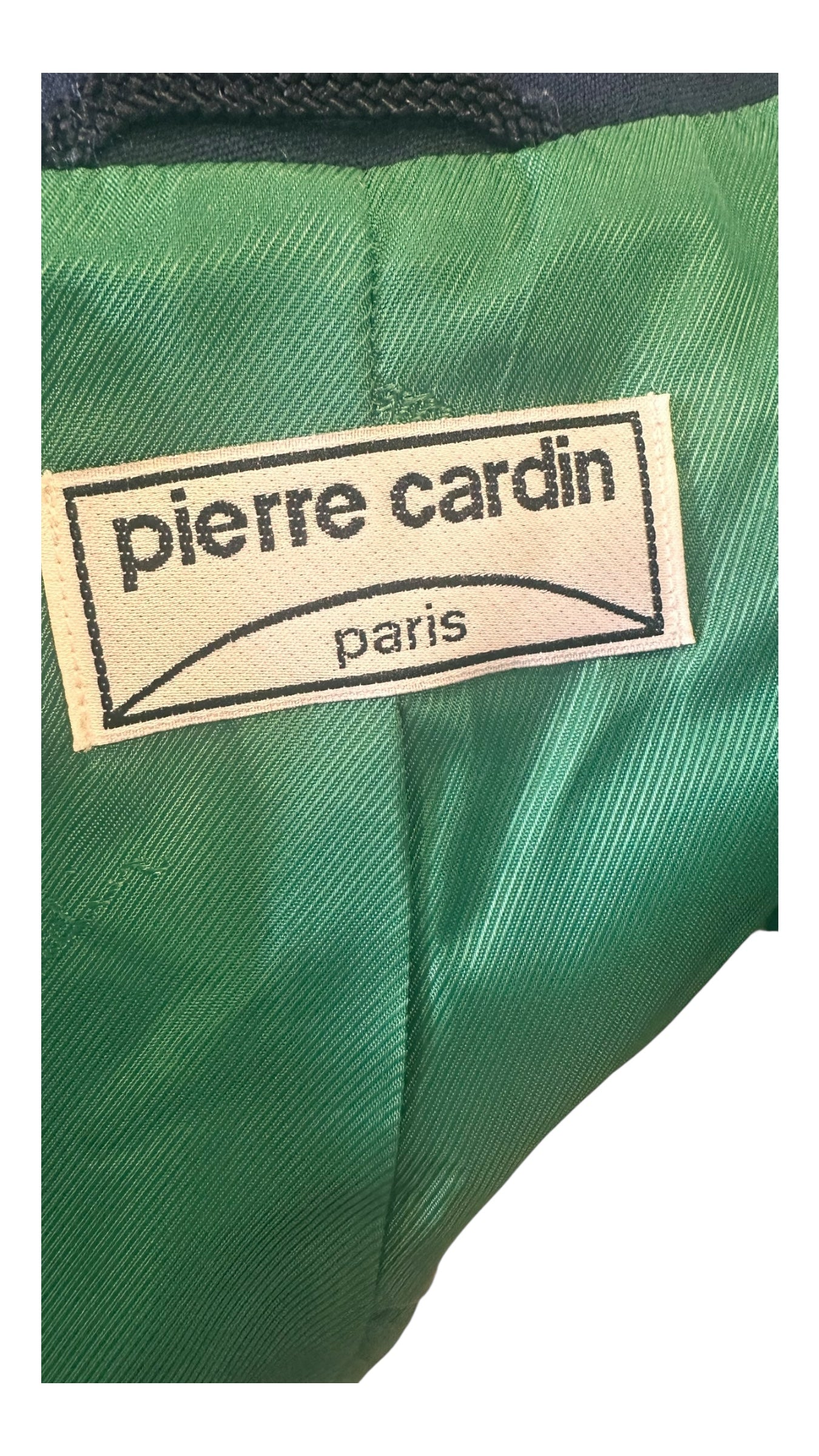 Vintage Pierre Cardin Green Skirt Suit UK 12 - 14