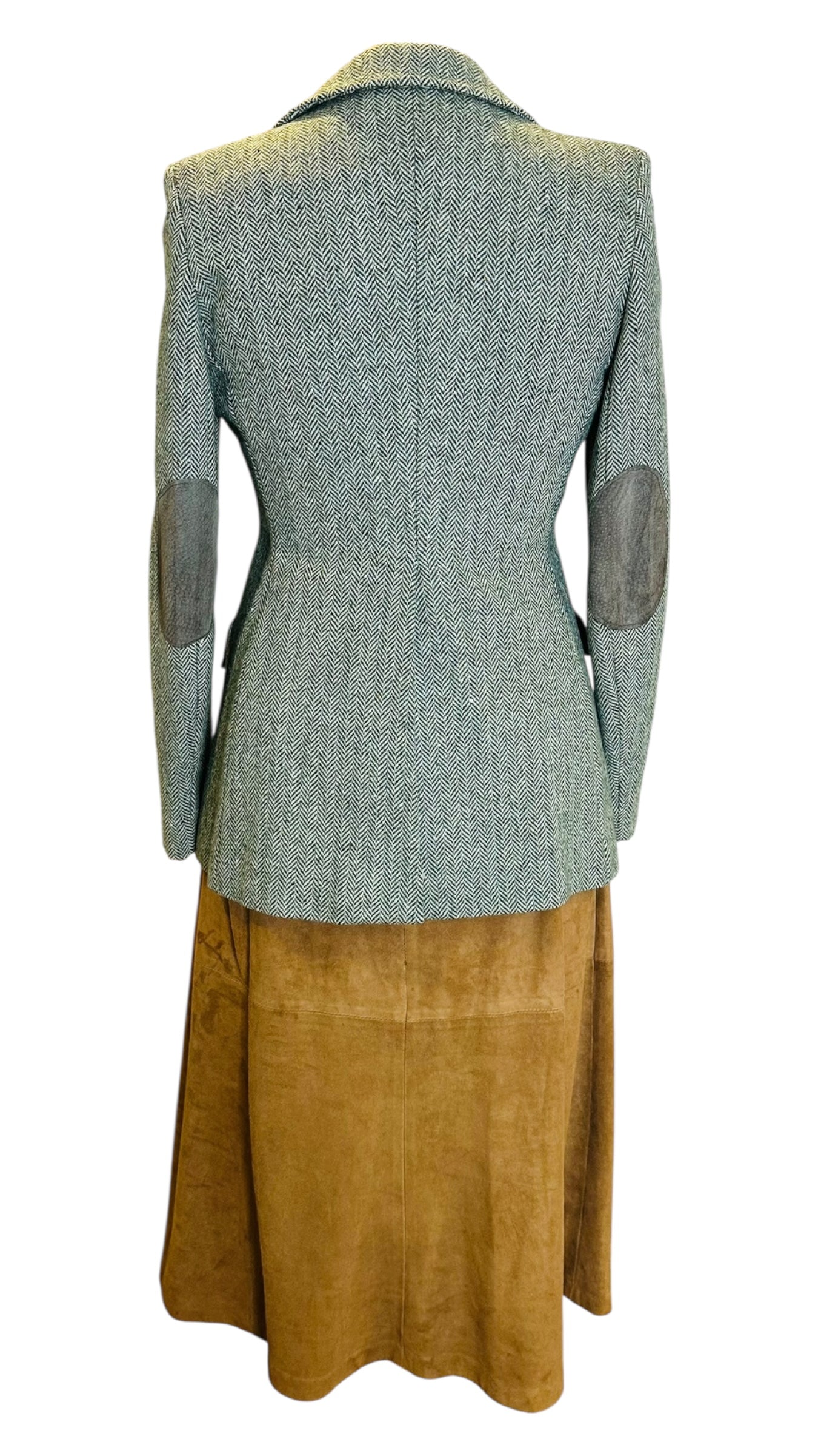 Irish Vintage Green Tweed Jacket UK 10-12