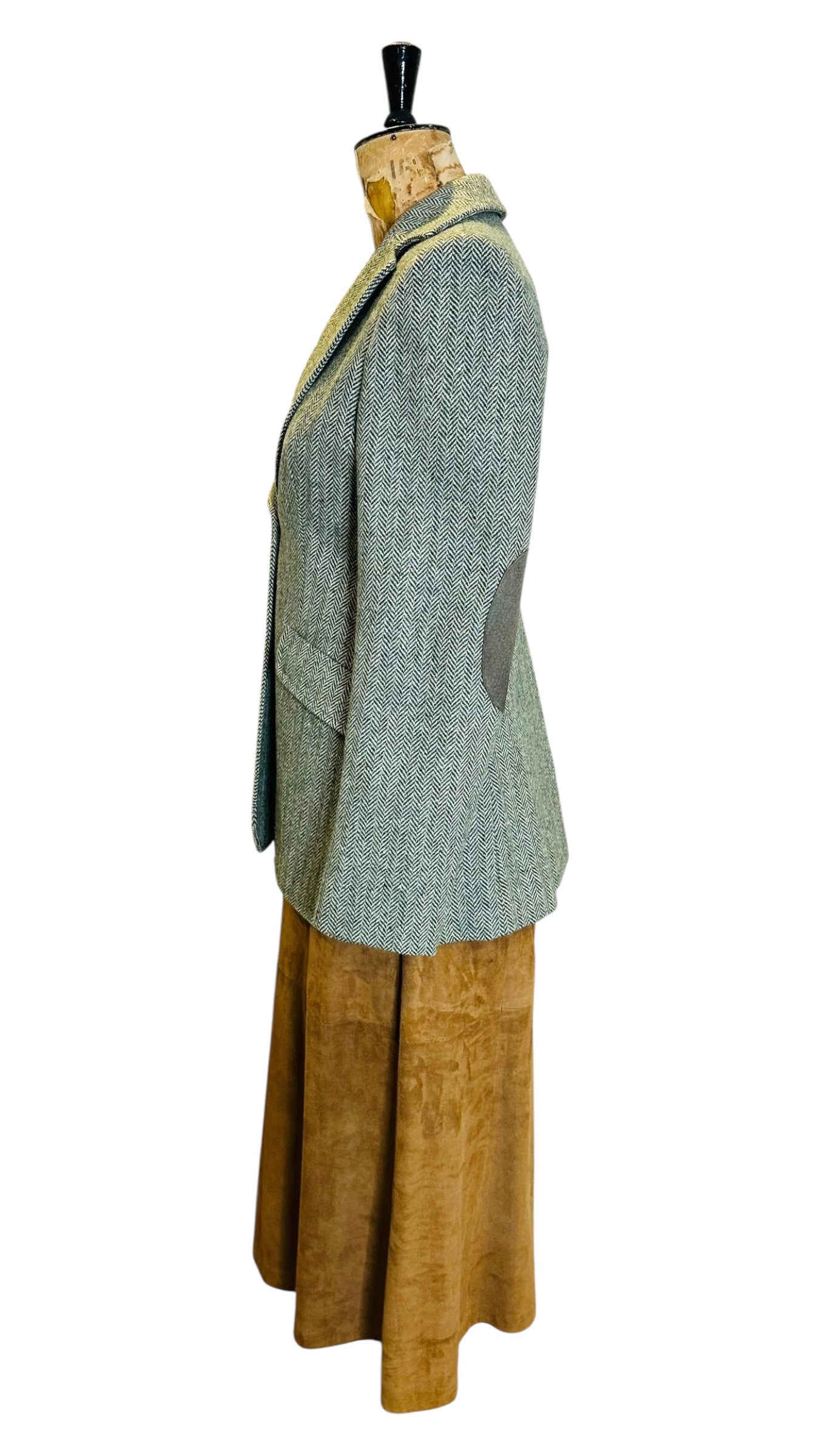 Irish Vintage Green Tweed Jacket UK 10-12