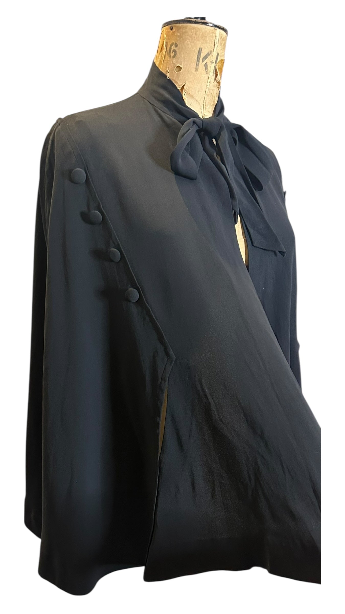 Vintage 40s Black Cape One size&nbsp;