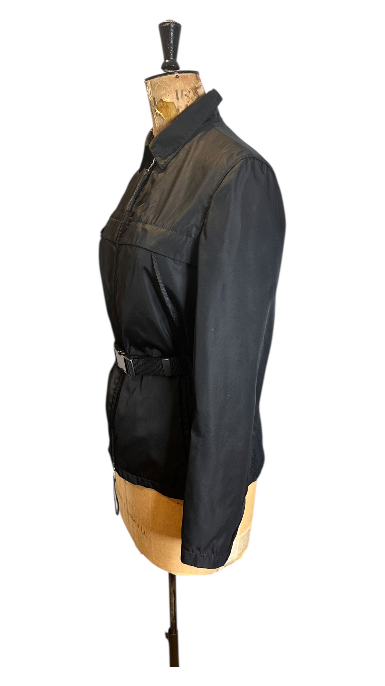 Vintage Prada Black Nylon Jacket UK 12-14