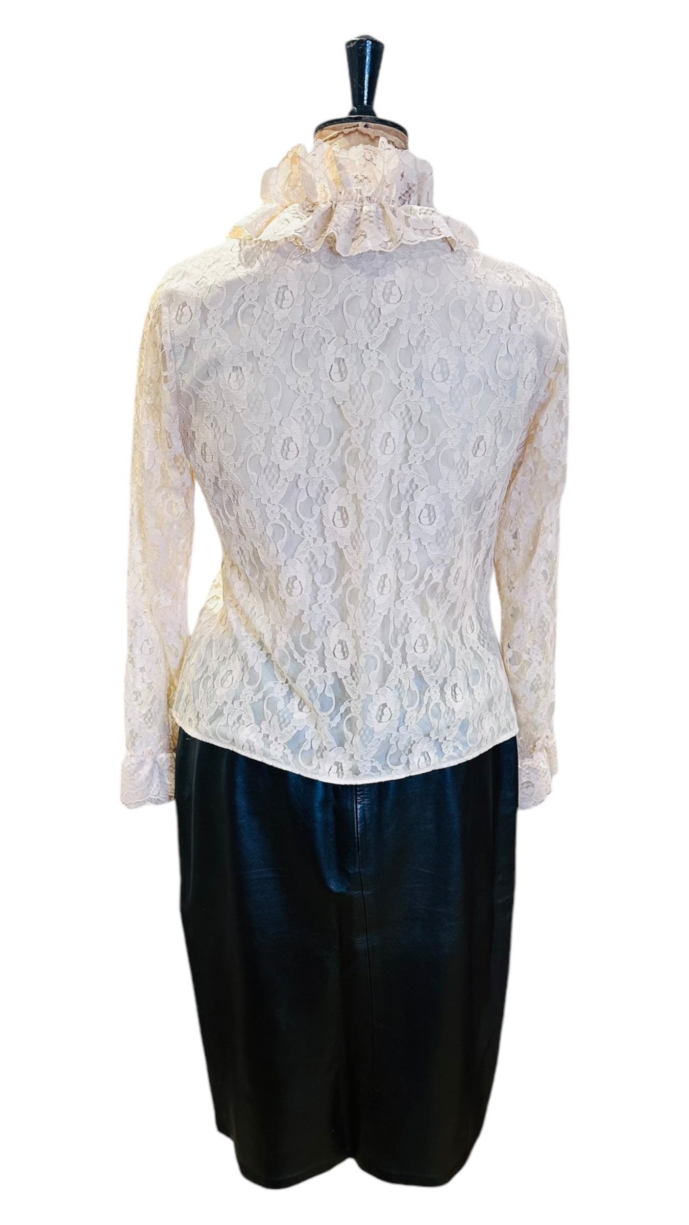 60s Vintage Lace Blouse UK 12- 14