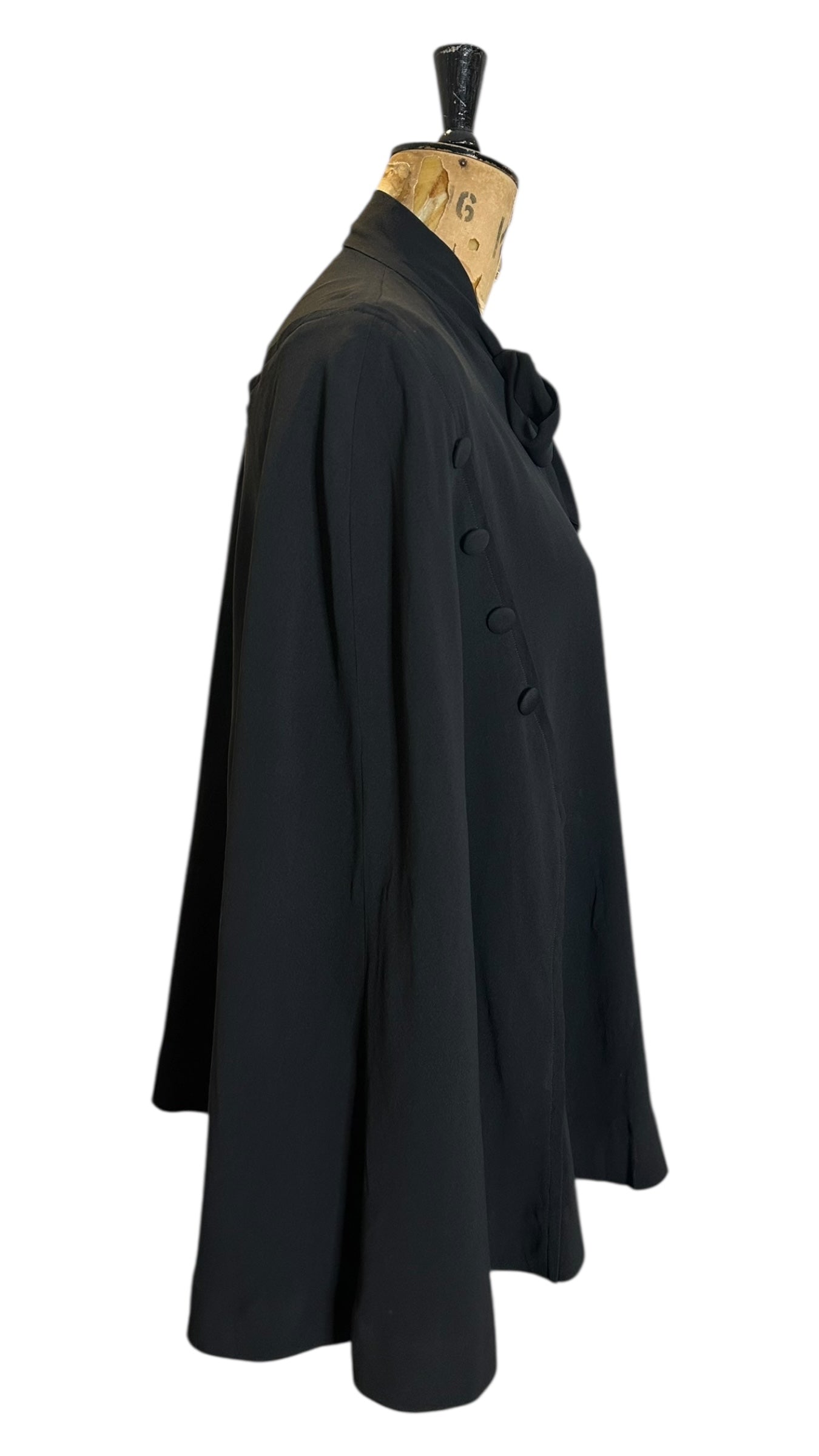 Vintage 40s Black Cape One size&nbsp;