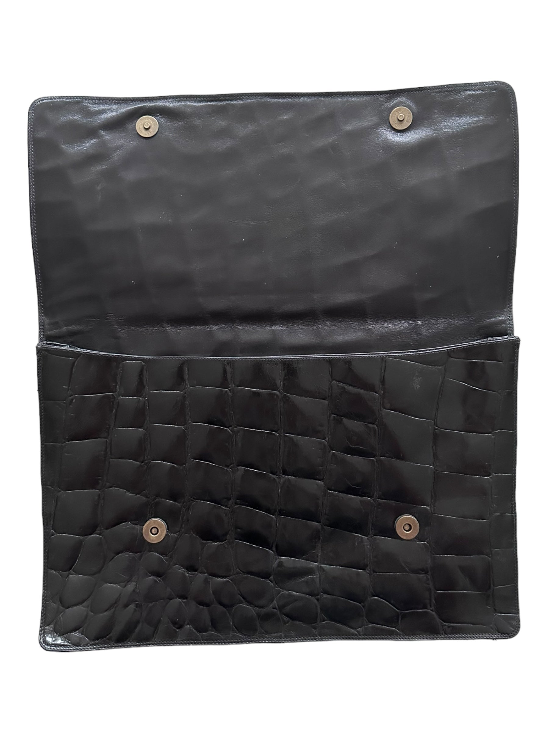 Large black clutch sale