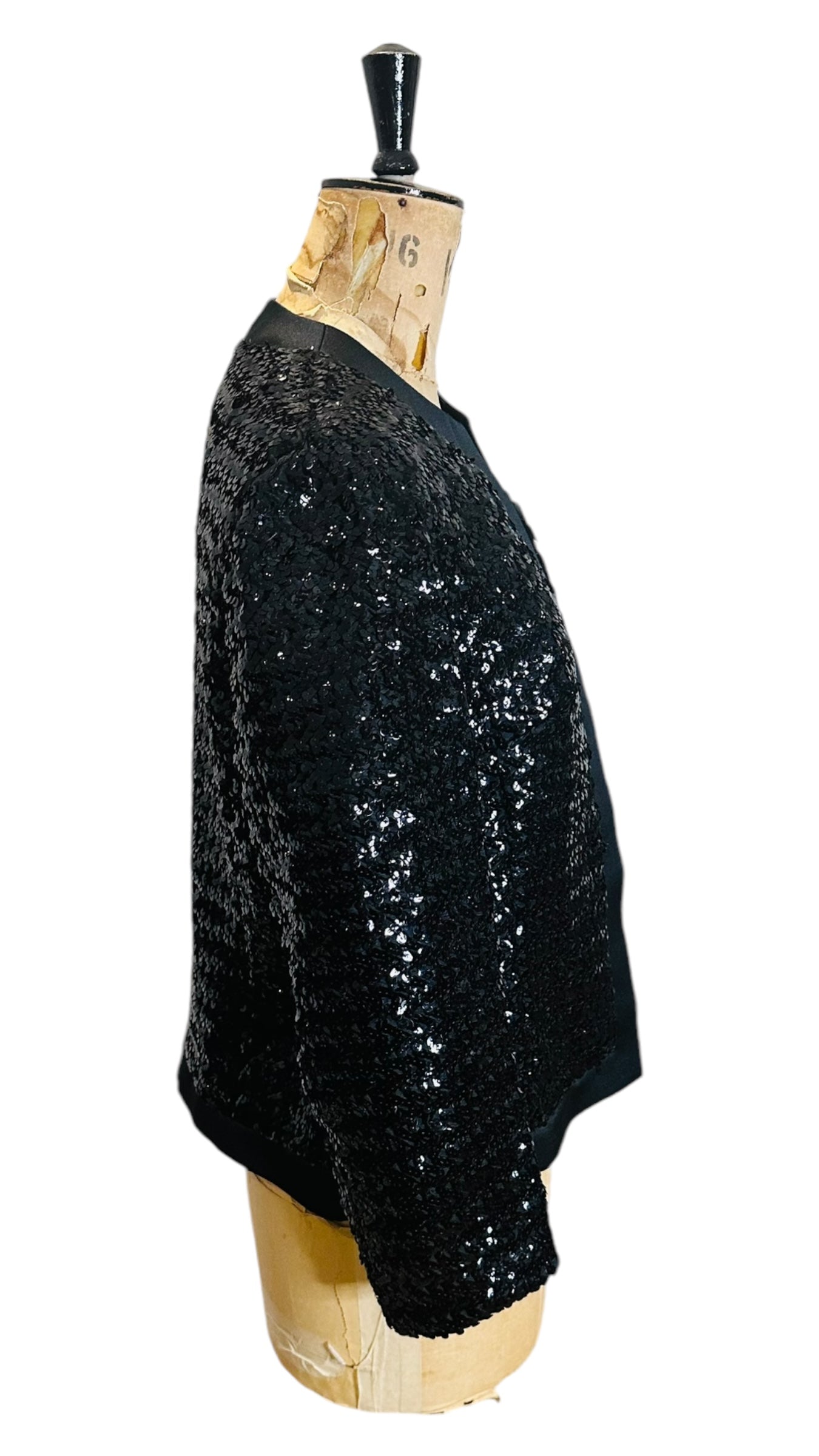 Vintage French Sequin Jacket UK 14-16