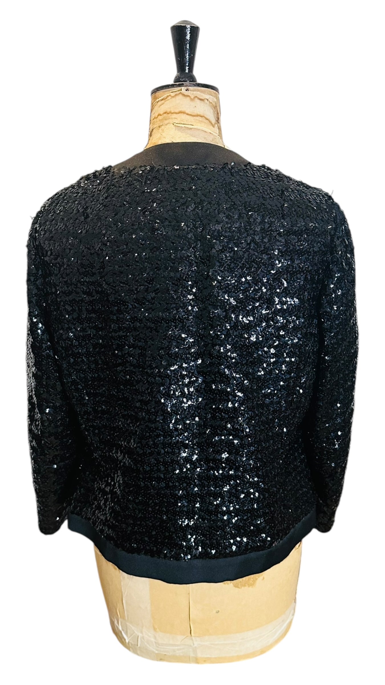 Vintage French Sequin Jacket UK 14-16