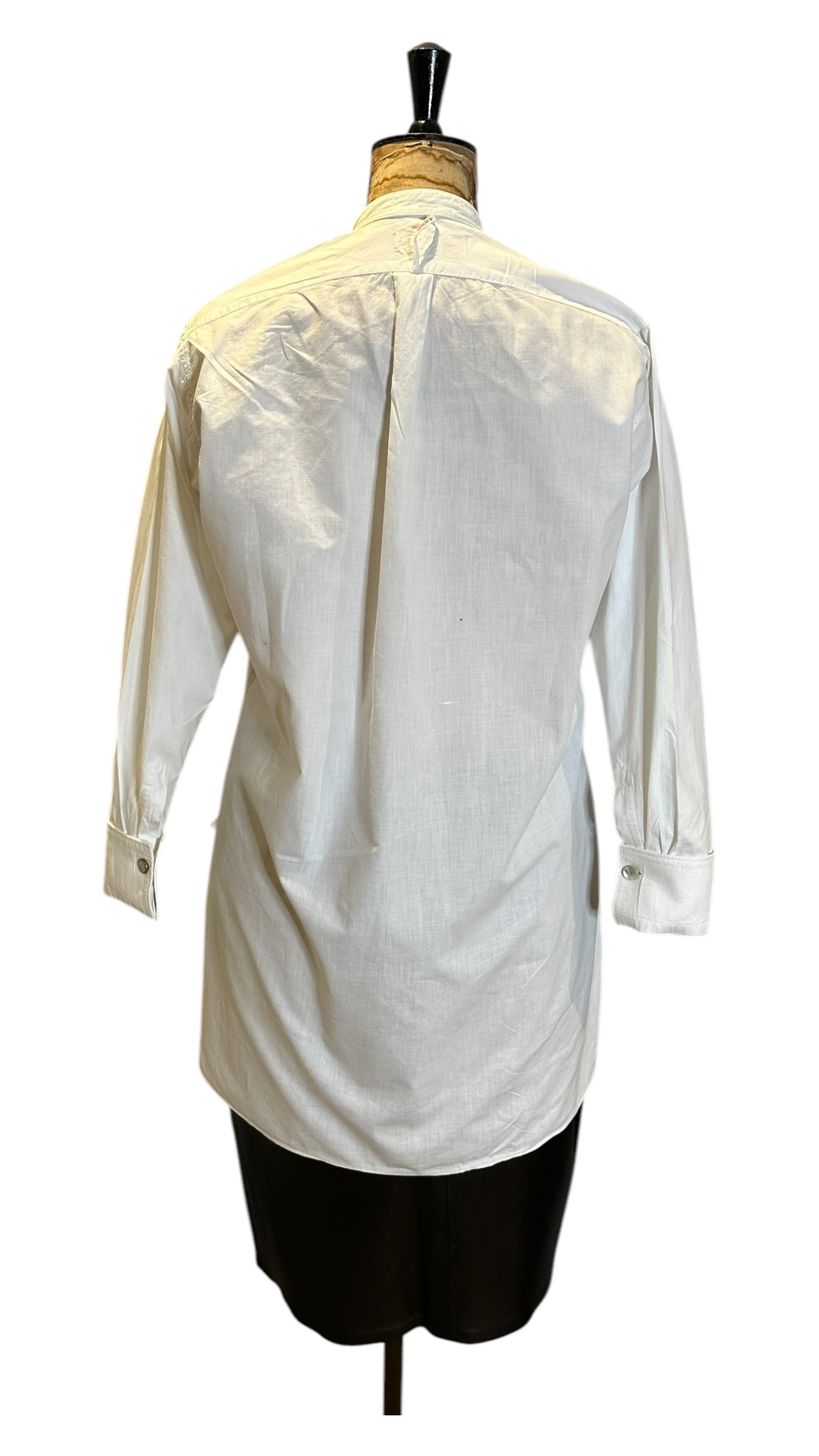 Vintage White Cotton Dress Shirt UK Large