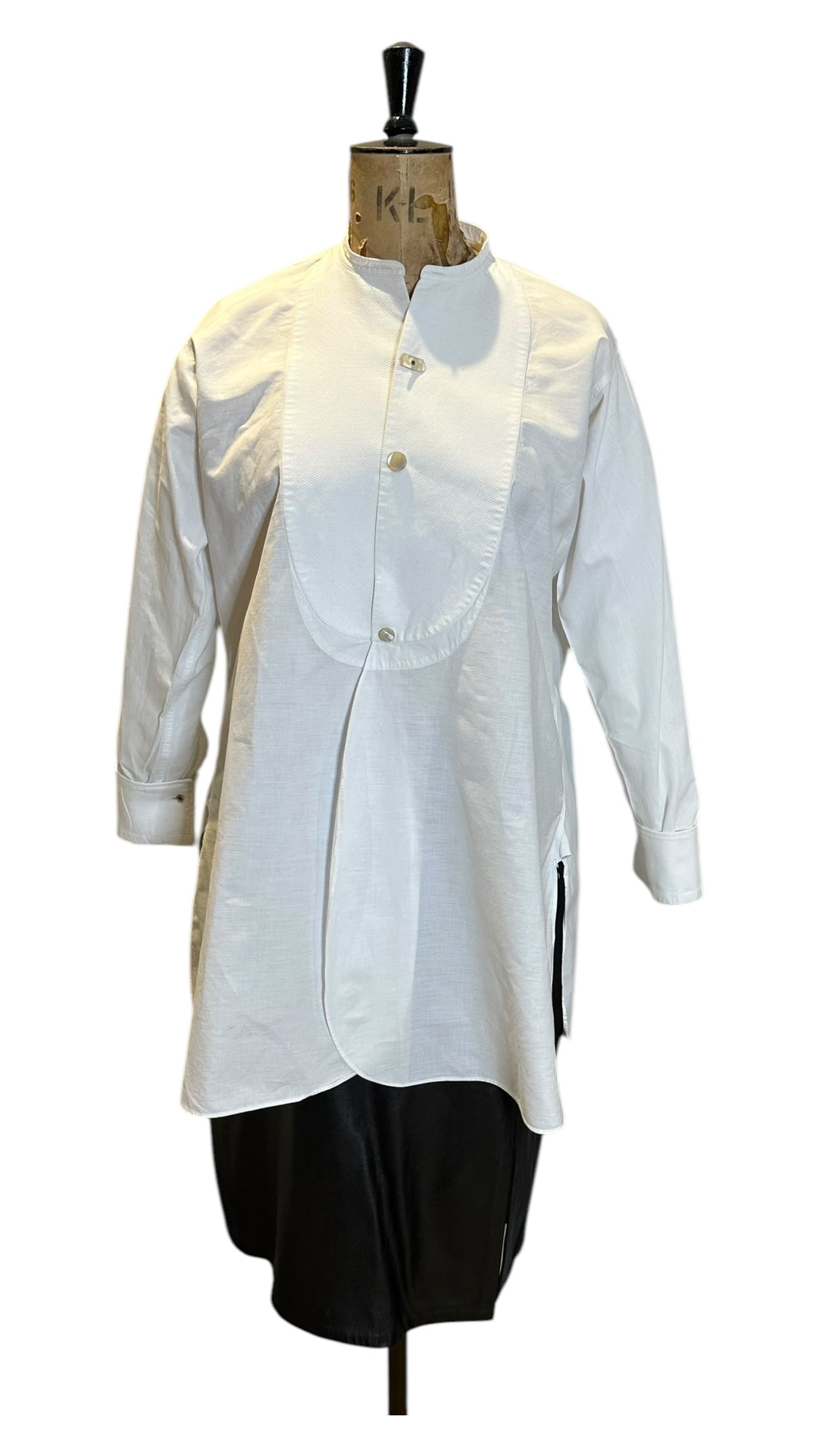 Vintage White Cotton Dress Shirt UK Large