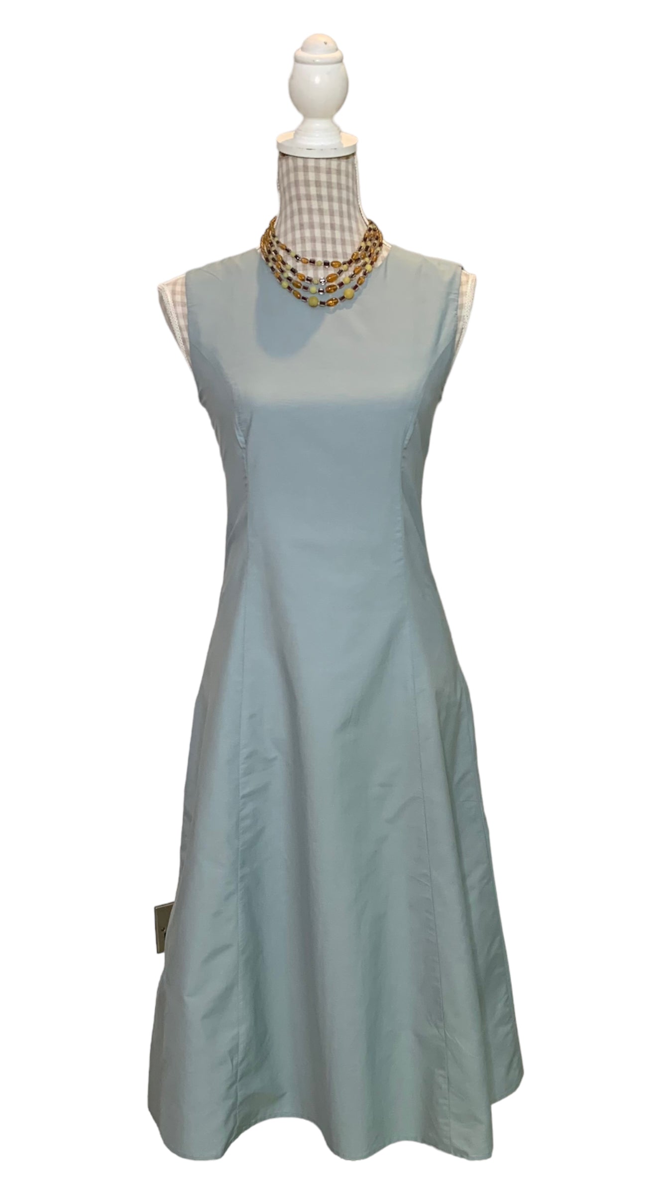 Vintage Sleeveless Summer Dress Size UK 8-10
