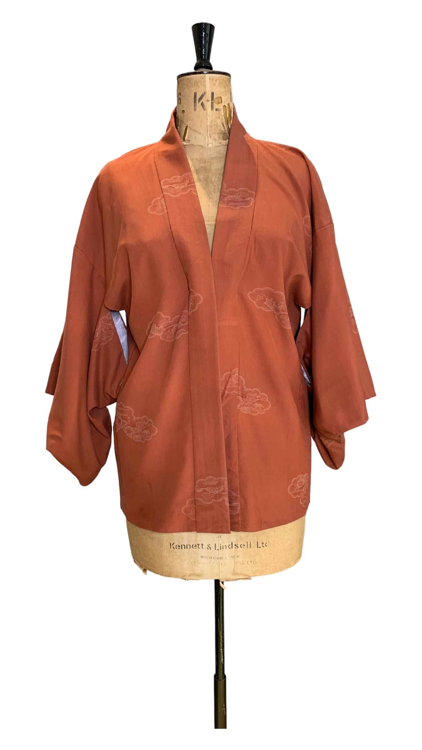 Vintage Cotton Short Kimono Jacket Size Medium