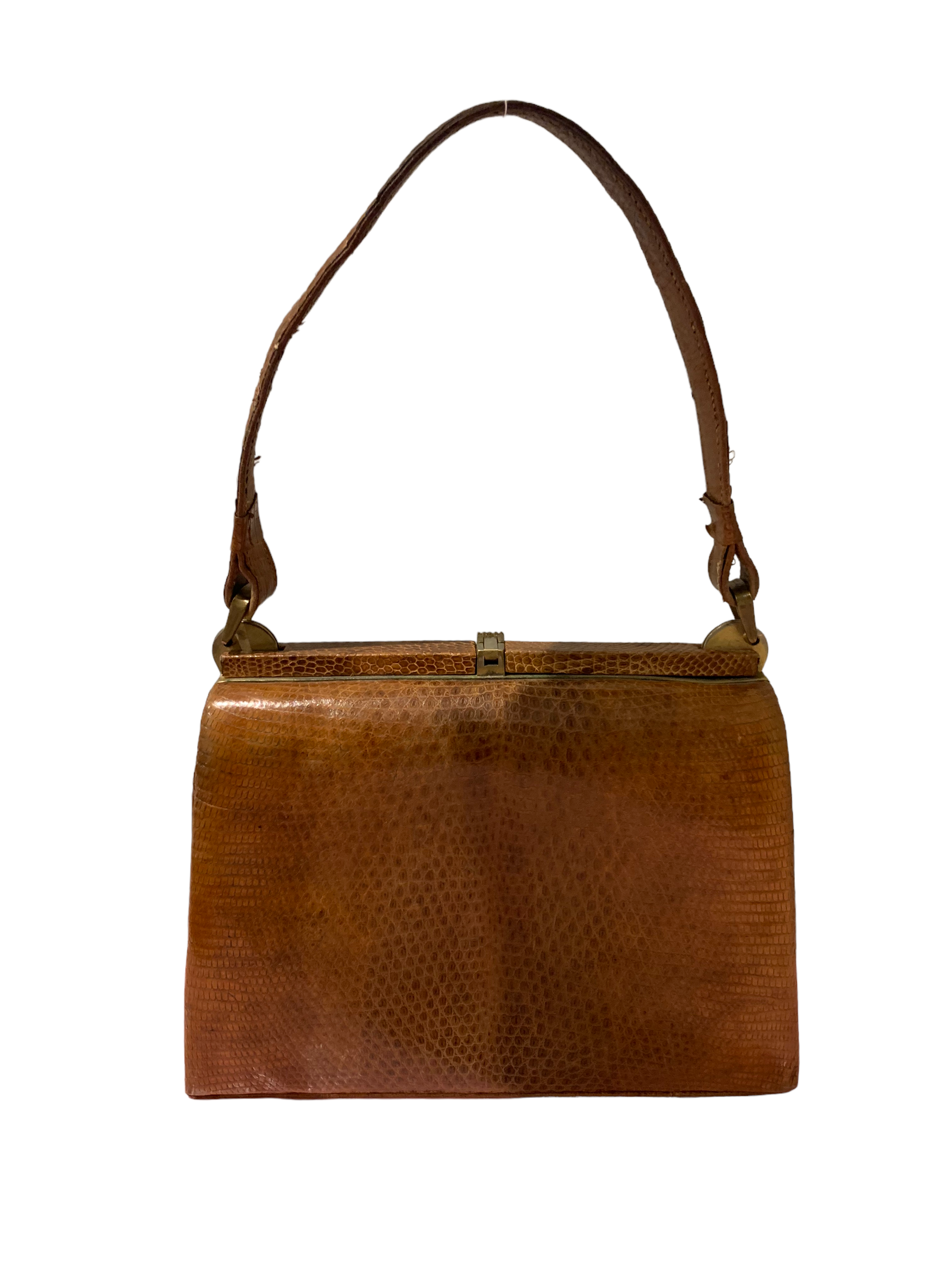 40s Vintage Leather Handbag