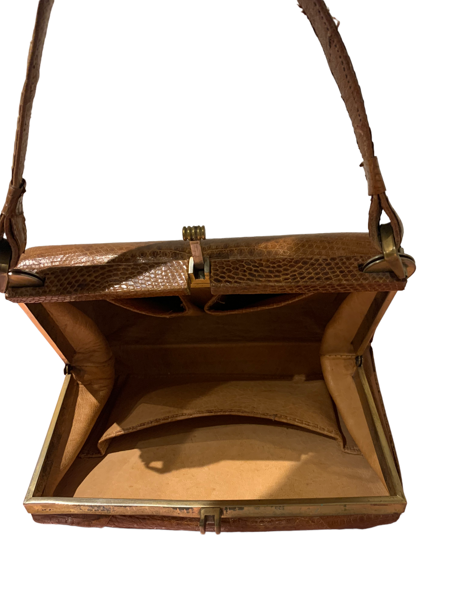 40s Vintage Leather Handbag
